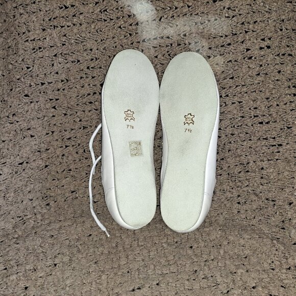 WERNER KERN-Carol-White Leather/Blue/Silver Glitter-Dance Sneakers-Sz 7.5UK/10US - Picture 8 of 8